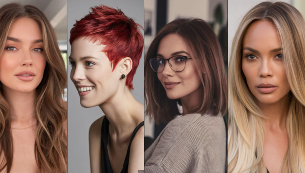 oval shape face hairstyle female