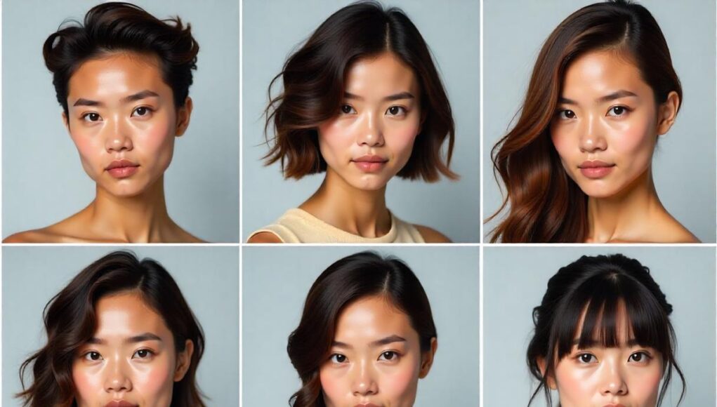 hairstyle for small face