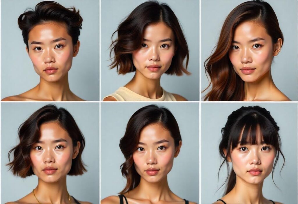 hairstyle for small face