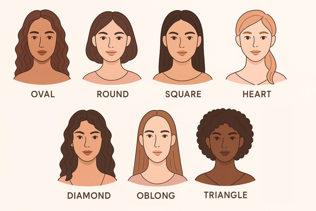 7 Different Types of Face Shapes