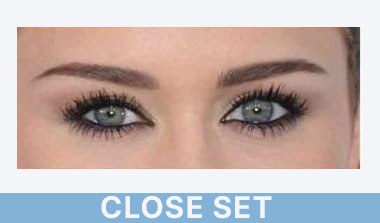 close-set eye shape