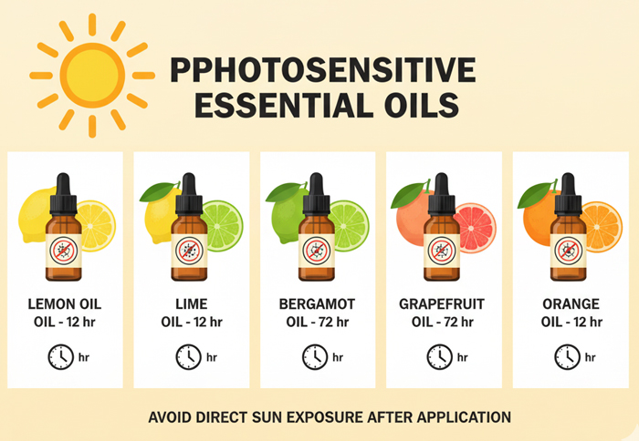 Photosensitivity: Which Oils to Avoid Before Sun Exposure
