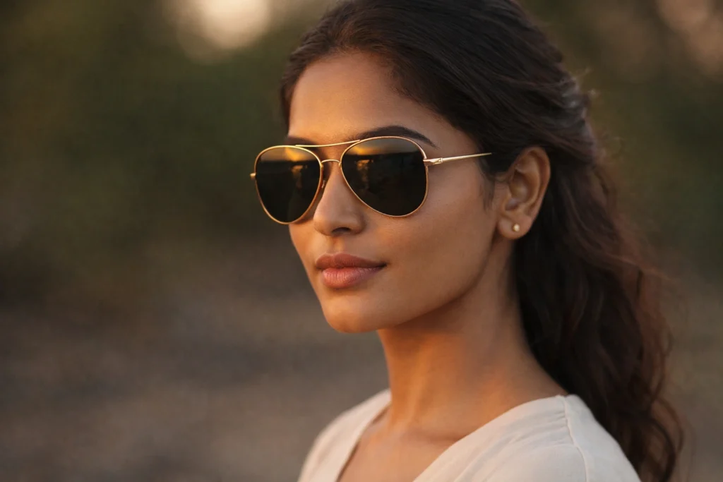 Aviator glasses for oval face - timeless versatile style