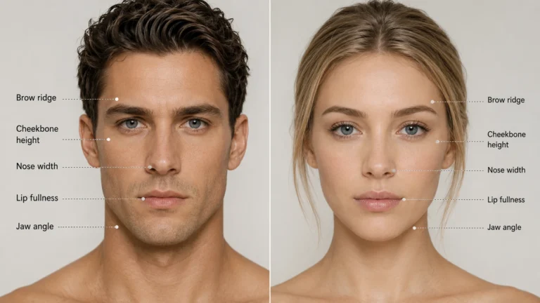 Masculine Face vs Feminine Face : The Complete Guide to Facial Features